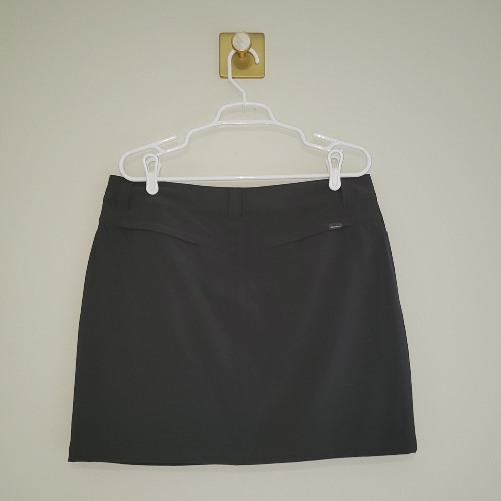 Bundle Eddie Bauer Skorts 12 Gray Black Athletic Hiking Outdoor Camping Tennis - Picture 5 of 16